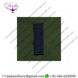 GENUINE U.S. AIR FORCE EMBROIDERED RANK FIRST LIEUTENANT - SUBDUED FATIGUE