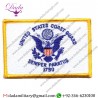 Coast Guard Flag Iron-on Embroidered Patch