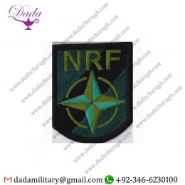 Machine embroidery badges UNISSUED NATO RESPONSE FORCE (NRF) patch