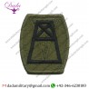QUATERMASTER COMMAND SUBDUED EMBROIDERED US ARMY SHOULDER SLEEVE