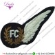 RAF BREVET - FC (FIGHTER CONTROLLER) HALF-WING PADDED EMBROIDERED AIR FORCE BRANCH BADGE