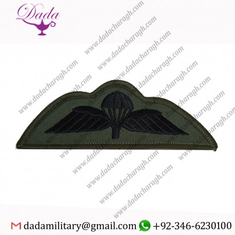PARA WINGS, PARACHUTE COMBAT BADGE, MTP, SMOCK, SHIRT, ARMY, MILITARY, GREEN