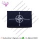 NATO BADGE TRF, ARMY MTP MILITARY BLUE PATCH, NORTH ATLANTIC TREATY, HOOK & LOOP