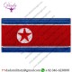 NORTH KOREA FLAG EMBROIDERED PATCH KOREAN IRON-ON NATIONAL EMBLEM