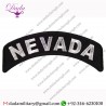 NEVADA STATE ROCKER IRON OR SEW ON EMBROIDERED SHOULDER PATCH