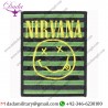 NIRVANA SMILEY STRIPES PATCH