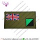 ROYAL IRISH REGIMENT ZAP NUMBER & BLOOD GROUP BADGE, ARMY PATCH, HOOK & LOOP