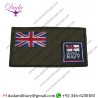 ROYAL NAVY ZAP NUMBER & BLOOD GROUP RANK BADGE, ARMY, MILITARY PATCH, HOOK LOOP