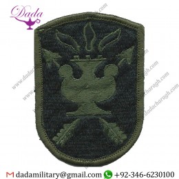 SPECIAL WARFARE SCHOOL SUBDUED EMBROIDERED US SHOULDER SLEEVE