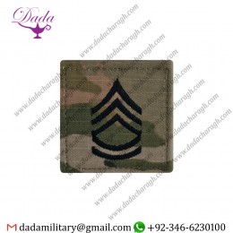 US ARMY SERGEANT FIRST CLASS RANK OCP,SCORPION back Velcro