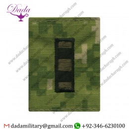 US NAVY PARKA TAB DEVICE WOODLAND DIGITAL EMBROIDERED WARRANT OFFICER