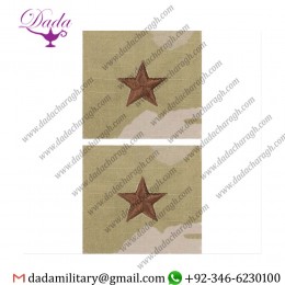 U.S. AIR FORCE EMBROIDERED OCP SEW ON OFFICER RANK CAP DEVICE BRIGADIER GENERAL