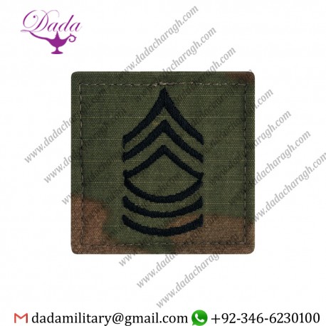 US ARMY MASTER SERGEANT RANK OCP, SCORPION back Velcro