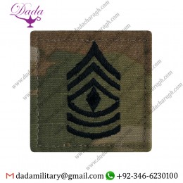 US ARMY FIRST SERGEANT RANK OCP,SCORPION back Velcro
