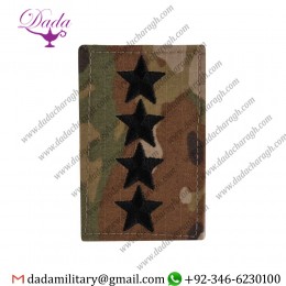 US ARMY GENERAL RANK OCP,SCORPION BACK VELCRO