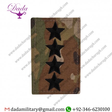 US ARMY GENERAL RANK OCP,SCORPION BACK VELCRO