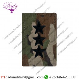 US ARMY LIEUTENANT GENERAL RANK OCP,SCORPION BACK VELCRO