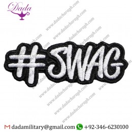UNIQUE EMBROIDERED SEW PATCH (SWAG) 4X1.5 INCHES