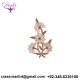 4 Flower Mulish Work and dabbka Detailing Hand Work Patch