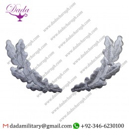 Gray Scrambled Eggs Patch - Military, Captain, Fashion Caps, Hats  (Iron on)