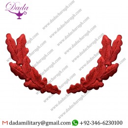 Red Scrambled Eggs Patch - Military, Captain, Fashion Caps, Hats (Iron on)