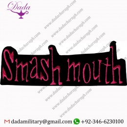 SMASHMOUTH - LOGO - EMBROIDERED IRON ON OR SEW ON PATCH