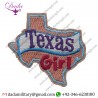 TEXAS GIRL 2 INCH SMALL IRON ON PATCH