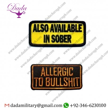 UNIQUE EMBROIDERED SEW ON PATCH COMBO (FUNNY COMBO)
