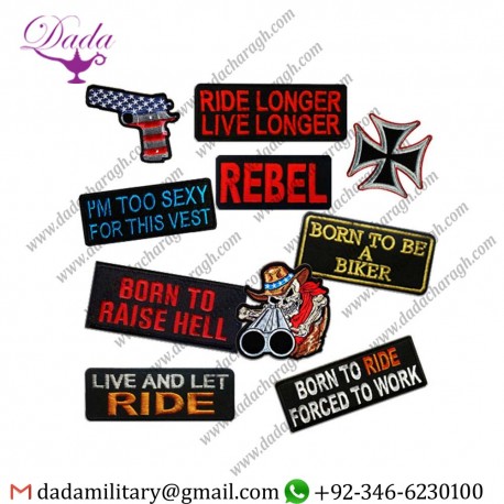 UNIQUE EMBROIDERED SEW ON PATCH COMBO