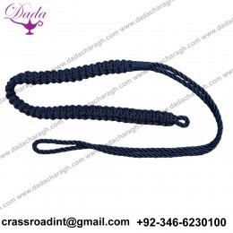 Lanyard Shoulder Cord Lanyard British Army Silk Navy Blue