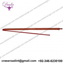 9,12 LANCERS MACRAME SCARLET AND YELLOW LANYARD - BRITISH ARMY