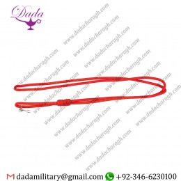 BUGLE DRESS CORDS RED MILITARY SHOULDER CORD LANYARD POLICE WHISTLE CORD