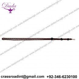 THE YORKSHIRE REGIMENT 4 YORKS DOUBLE CORD - GREEN AND BLACK LANYARD - BRITISH ARMY