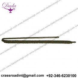 ROYAL SIGNALS MACRAME KHAKI AND GREEN LANYARD - BRITISH ARMY