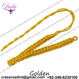 silk polyester twisted cord army dress cord lanyard, Whistle Cord