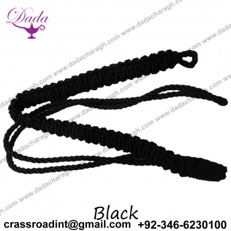 military Lanyard silk cord lanyard, Black