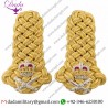 CUSTOM MADE SHOULDER CORD EPAULETTE GOLD MILITARY UNIFORM ACCESSORIES