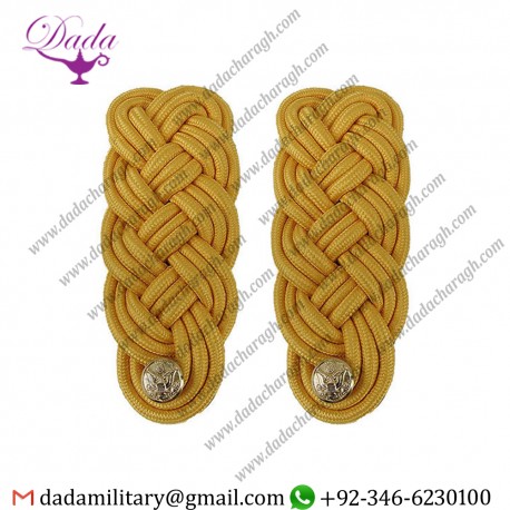 ARMY SHOULDER KNOT MALE GOLD RAYON