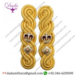 CUSTOM MADE SHOULDER CORD EPAULETTE TWISTED MILITARY OFFICER UNIFORM