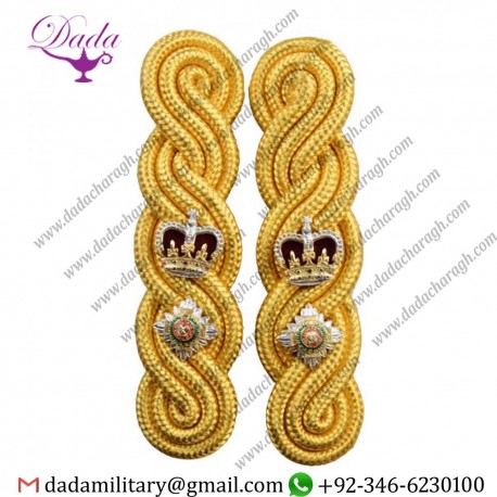 CUSTOM MADE SHOULDER CORD EPAULETTE TWISTED MILITARY OFFICER UNIFORM