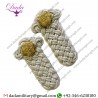 TWISTED SHOULDER CORD MILITARY SHOULDER CORD EPAULETTE SILVER UNIFORM ACCESSORIES, ACCESSORIES BULLION