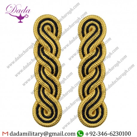 THE ROYAL REGIMENT OF SCOTLAND WARRANT OFFICER (WO) EPAULETTE - BLACK AND GOLD