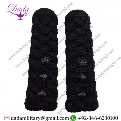 THE ROYAL GURKHA RIFLES COLONEL BLACK EPAULETTE