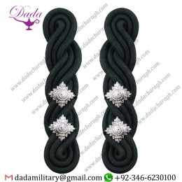 THE ROYAL IRISH REGIMENT LIEUTENANT EPAULETTE - RIFLE GREEN