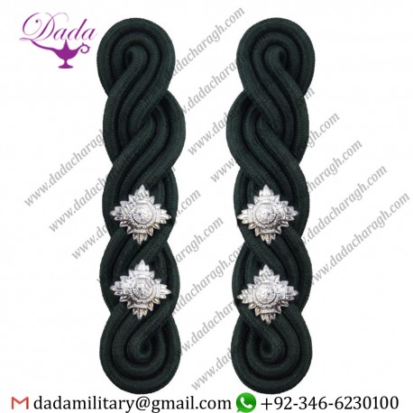 THE ROYAL IRISH REGIMENT LIEUTENANT EPAULETTE - RIFLE GREEN