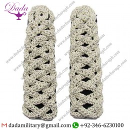 SILVER SHOULDER CORD CHAIN GIMP UNIFORM CORD SHOULDER BOARD