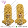 TWISTED SHOULDER CORD BRITISH ARMY GENERAL GOLD EPAULETTE, TWISTED SHOULDER CORD