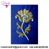 Beaded Bullion wire brooch pin hand embroidery brooch badges Bullion wire fashion
