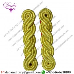 TWISTED SHOULDER CORD MILITARY SHOULDER CORD EPAULETTE TWISTED GOLD BULLION WIRE ARMY UNIFORM ACCESSORIES