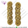 UNIFORM GOLD BULLION WIRE CORD SHOULDER BOARD